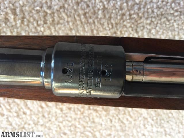 mauser patrone serial numbers